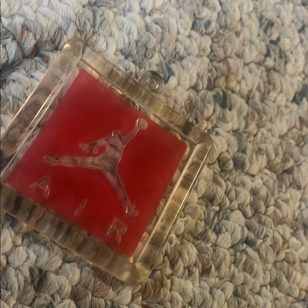 Red  retro Jordan Air Keychain Accessory